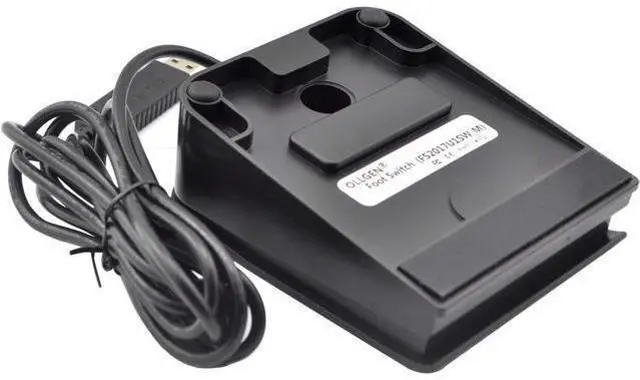 Alt view image 11 of 14 - USB Foot Pedal Mechanical Switch Control One Key Program Computer Keyboard Mouse String Game Macro MIDI Cotroller Action HID (Single Pedal)