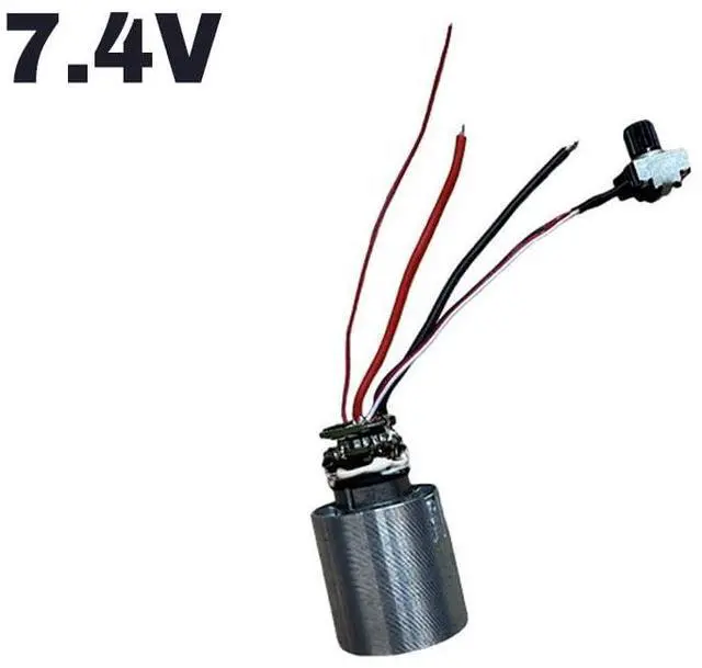 Alt view image 10 of 10 - 29mm Brushless Motor High Speed Jetfan Ducted Jet Fan Air Blower Turbo for Compressed Air Duster Cleaner 130000 RPM 7.4V