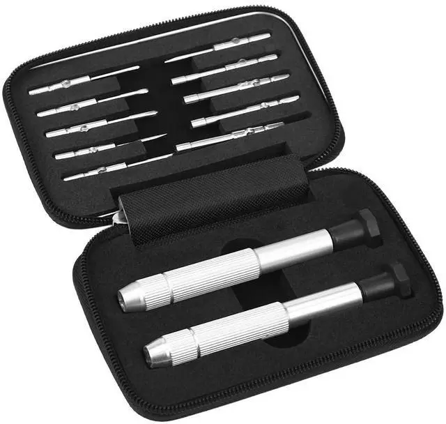 Alt view image 9 of 14 - 1 Set Glasses Screwdriver Kit Watch Jewelry Eyeglasses Repairing Tool