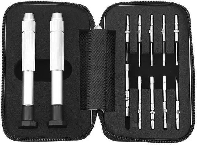 Alt view image 8 of 14 - 1 Set Glasses Screwdriver Kit Watch Jewelry Eyeglasses Repairing Tool