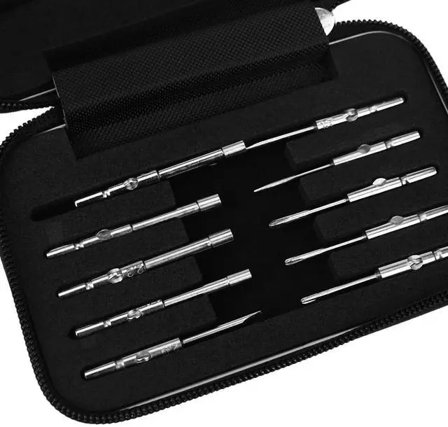 Alt view image 12 of 14 - 1 Set Glasses Screwdriver Kit Watch Jewelry Eyeglasses Repairing Tool