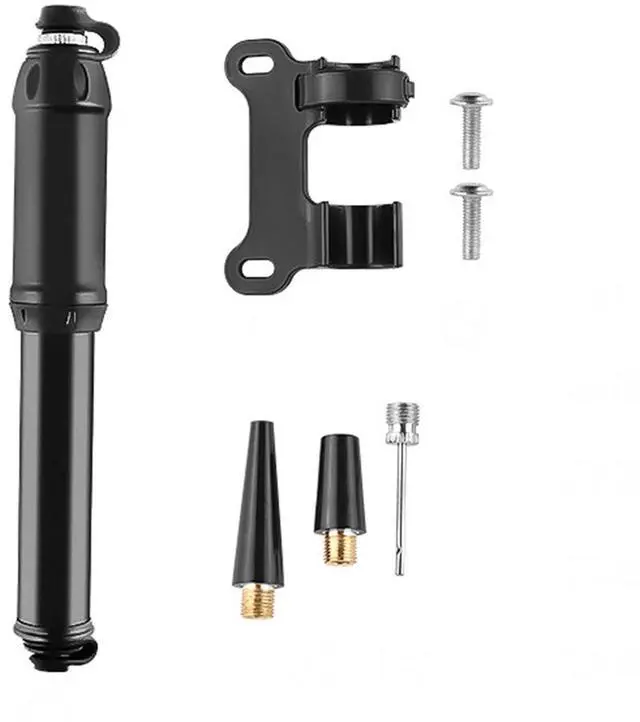 Alt view image 8 of 14 - Carrofix Mini Bike Pump Portable 100 PSI with Fixed Rack Is Suitable for Presta and Schrader Valves