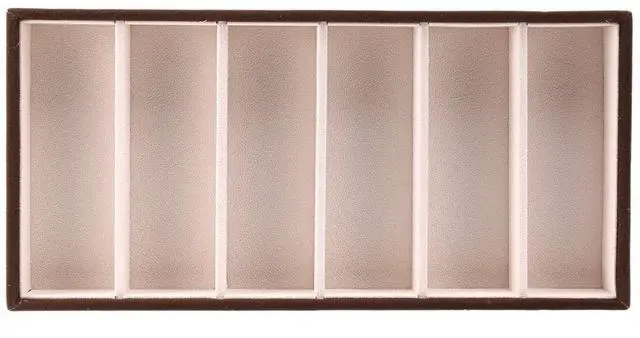Alt view image 8 of 14 - 6 Eyeglasses Display Case, Sunglasses Storage Box, Spectacles, Display Tray Holder, Jewelry Tray, Opening Top Flannel Inside.