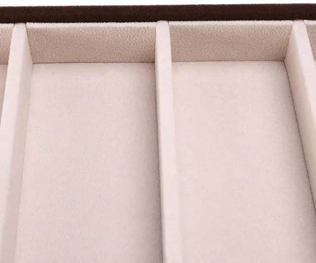 Alt view image 12 of 14 - 6 Eyeglasses Display Case, Sunglasses Storage Box, Spectacles, Display Tray Holder, Jewelry Tray, Opening Top Flannel Inside.