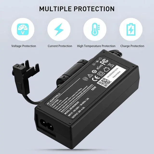 Alt view image 11 of 12 - Power Recliner Power Supply, Chargers for Electric Batteries Recliner Power Cord Replacement AC/DC Switching Power Supply Transformer 2-pin 29V/24V 2A Adapter