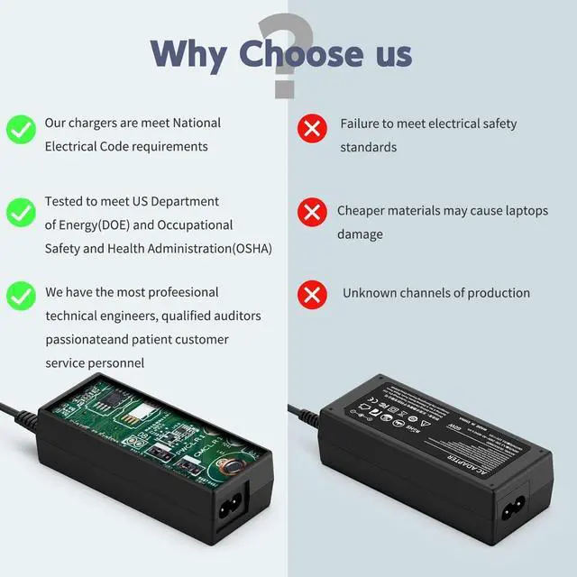 Alt view image 12 of 12 - Power Recliner Power Supply, Chargers for Electric Batteries Recliner Power Cord Replacement AC/DC Switching Power Supply Transformer 2-pin 29V/24V 2A Adapter