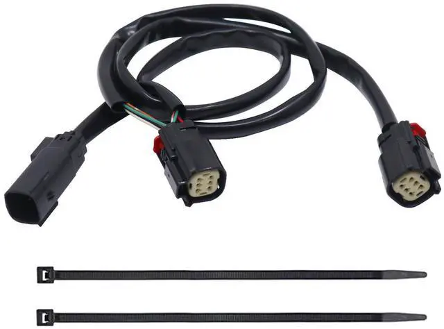 Alt view image 8 of 14 - CARROFIX Replacement CD-TP-QD-14 Dynamics Quick Disconnect Wiring Harness for 2014-2023 Harley Davidson Touring NTP-CB01
