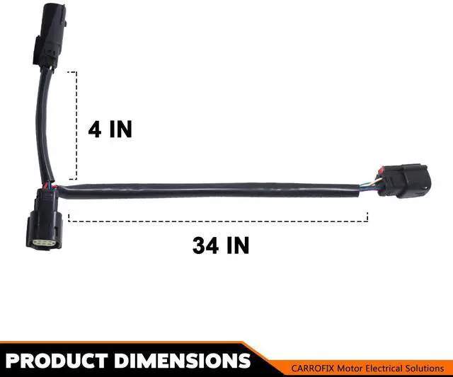 Alt view image 14 of 14 - CARROFIX Replacement CD-TP-QD-14 Dynamics Quick Disconnect Wiring Harness for 2014-2023 Harley Davidson Touring NTP-CB01