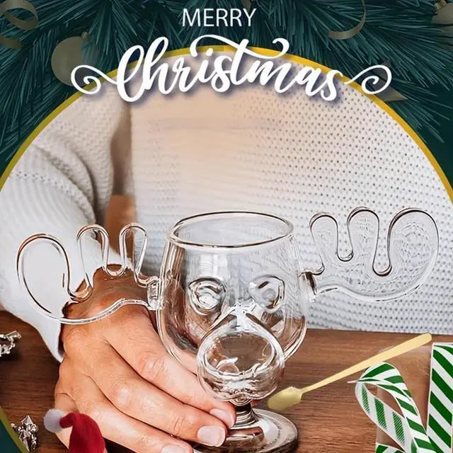Alt view image 8 of 12 - Christmas Vacation Movie Mug Glass Wavy Double Layer Glass Mug Ceramic Coffee Mugs Cups Ceramic Coffee Mugs Single