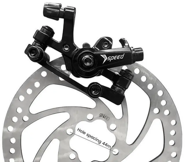 Alt view image 10 of 14 - Mountain Bike Brake Disc Brake Bicycle Mechanical Disc Brake Set for Mountain Bike Pushes Caliper Piston with Rotor