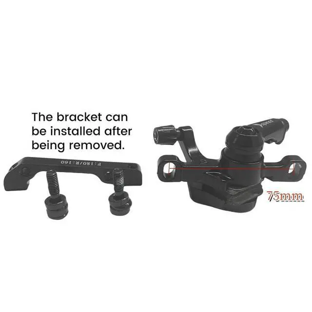 Alt view image 12 of 14 - Mountain Bike Brake Disc Brake Bicycle Mechanical Disc Brake Set for Mountain Bike Pushes Caliper Piston with Rotor