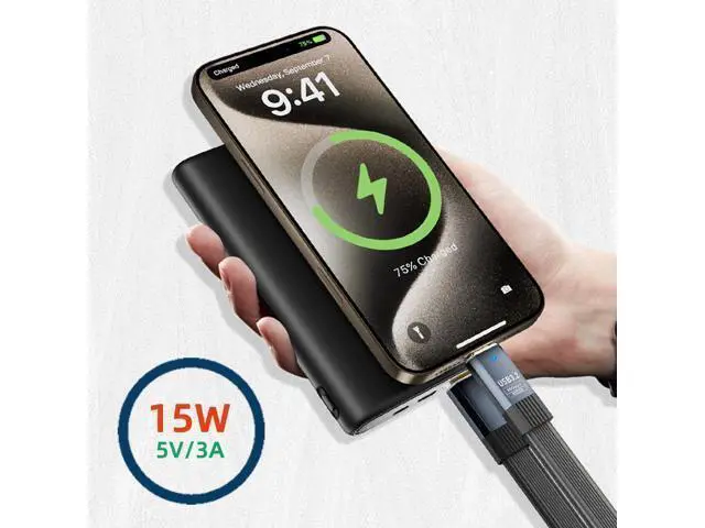 Alt view image 10 of 14 - Vszerda USB3.1 Type-A Male Host to Type-C Male 10Gbps Flat Slim FPC USB-C Data Power Cable 5V3A Compatible with Laptop Phone Disk (100cm)