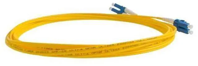 Alt view image 7 of 10 - SpeedyFiberTX 4-Pack 1 Foot LC to LC Fiber Patch Cable, Corning SMF-28 Singlemode 9/125um Ultra Optical Fiber, Duplex, Yellow Riser OFNR Cable Jacket