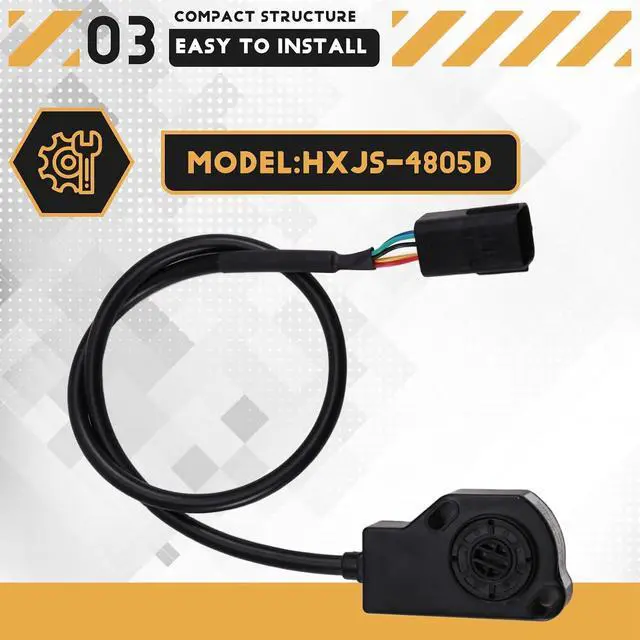 Alt view image 13 of 14 - HXJS-4805D Model Accelerator Coil and Control Box, Electric Pedal with 0-4.6V Output and 12-96V Input