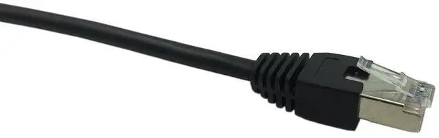 Alt view image 10 of 14 - RJ45 Male to Female LAN Ethernet Network Cat 5e Panel Mount Cable (Black)(2m)