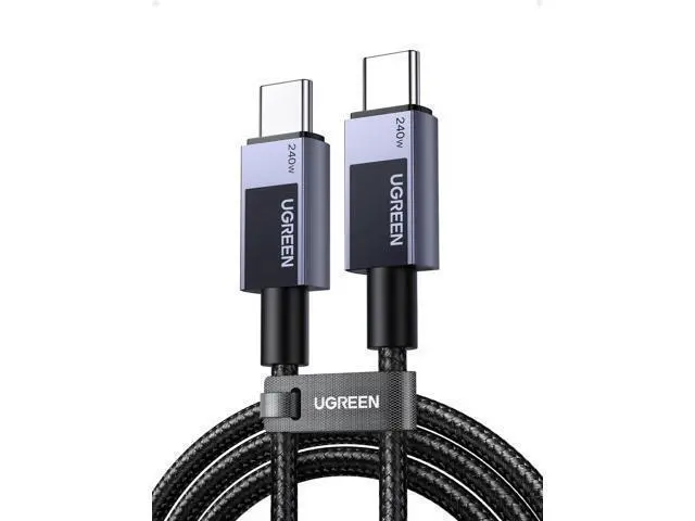 Alt view image 8 of 14 - UGREEN USB C to USB C Cable, 240W USB C Cable Fast Charging, USB C Charger Cable Type C Cord Compatible with MacBook Pro/Air, iPhone 17/17 Pro/17 Pro Max/16, Galaxy S25/S24, iPad Pro/Air/Mini 6, 6.6FT