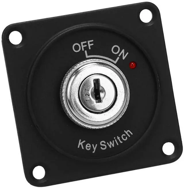 Alt view image 9 of 14 - Universal 12V Car Boat Motorcycle Ignition Key Ignition Switch Panel 2Position with 2 Keys