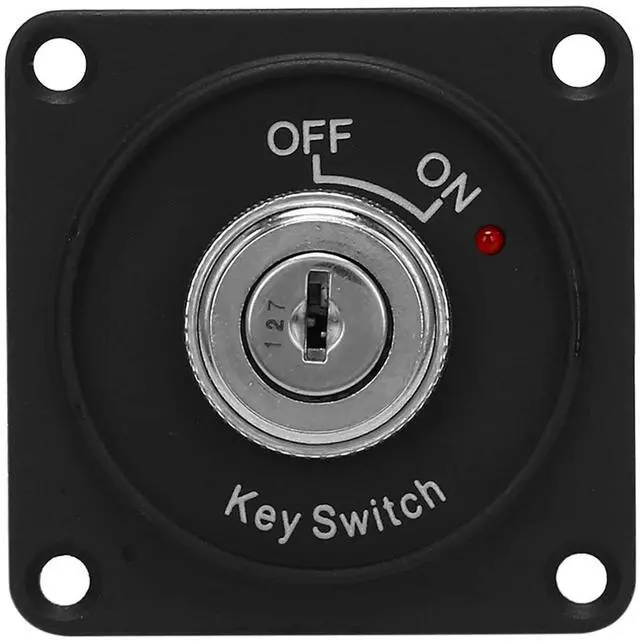 Alt view image 10 of 14 - Universal 12V Car Boat Motorcycle Ignition Key Ignition Switch Panel 2Position with 2 Keys