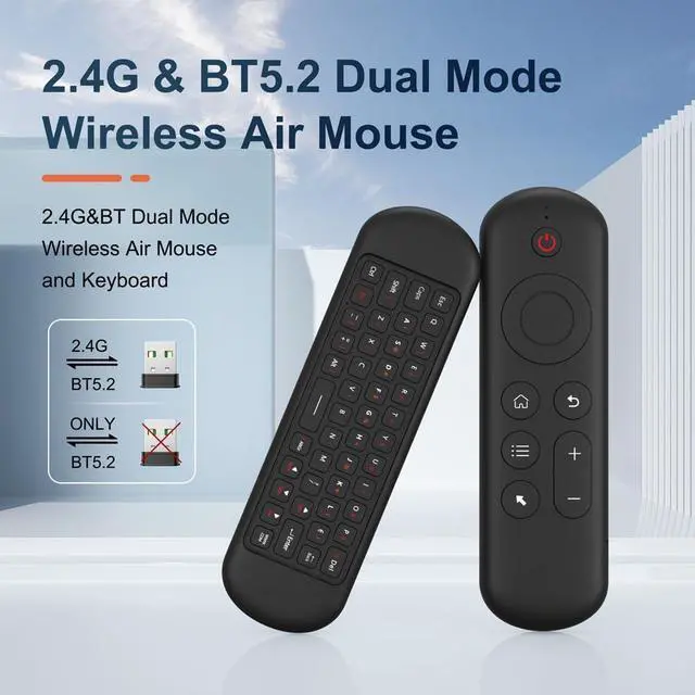 Alt view image 14 of 14 - M5 IR 2.4G Air Mouse Remote Touchpad for Android TV Box PC Mini Wireless Keyboard Flying Mouse(with Color Backlit) Easy to Use