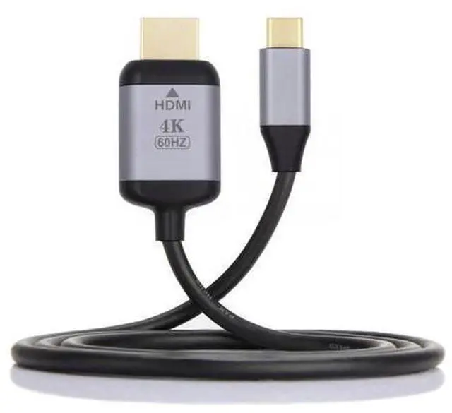 Alt view image 9 of 14 - Vszerda 1.8m USB 3.1 Type C USB-C Source to HDMI HDTV Displays Male 4K Monitor Cable for Laptop
