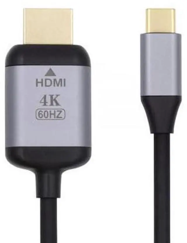 Alt view image 8 of 14 - Vszerda 1.8m USB 3.1 Type C USB-C Source to HDMI HDTV Displays Male 4K Monitor Cable for Laptop