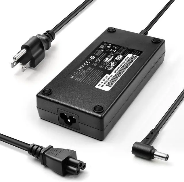 Alt view image 7 of 12 - 180W 150W AC Charger Fit for MSI Katana GF66 GF76 MSI-GF63-Thin-10SCXR/10SC/10UD/10UC/11SC/11UD/11UC Pulse-GL66 GL76 WF66 WF76 Creator M16 Stealth 15M Gaming Laptop Power Supply Adapter Cord