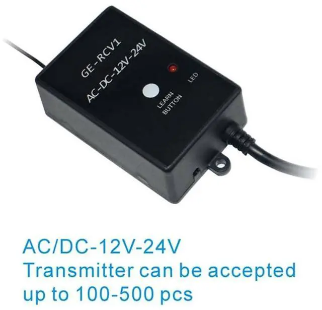 Alt view image 13 of 14 - -RCV1 Receiver 433.92MHz DC/AC 12V/24V for Gate Garage Door Remote Rolling Code and Fixed Code External Receivers