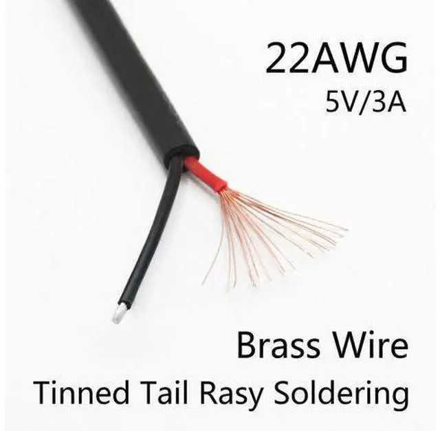 Alt view image 11 of 14 - Vszerda 4Pcs USB A Male 2 Pin Bare Wire 30CM, 5V/3A 2 Pin Pigtail Open End Power Cable, for USB Equipment Installed or Replace Repair DIY Cable