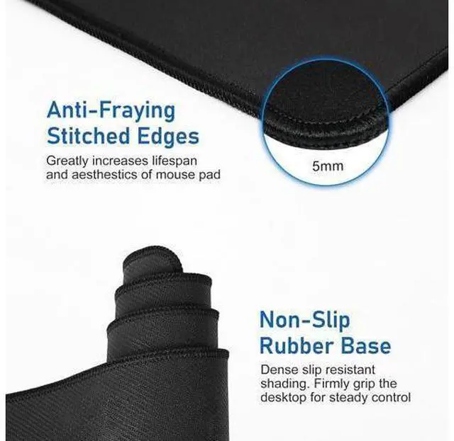 Alt view image 11 of 14 - Mouse Pad with Wireless Charger, Gaming Mouse Pad, 31.5"x15.7" Extra Large Mouse Pad XXL, Desk Pad, Wireless Charging Mouse Pad, Non-Slip Computer Keyboard Mouse Pad, Desk Mat for Gaming, Home, Office
