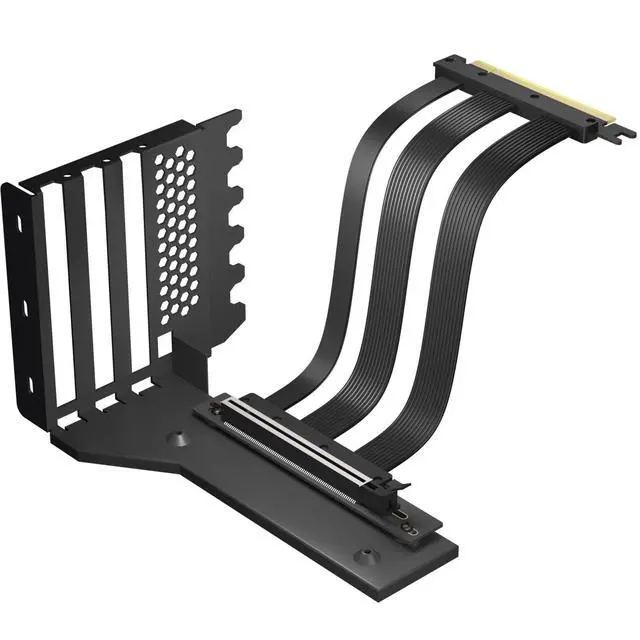 Alt view image 6 of 10 - GLOTRENDS 3-Slot GPU Support Bracket with 150mm PCIe 5.0 Riser Cable for GPU Vertical Mount, Compatible with RTX5090 RTX4090 RX9070 RX7900, PC Cases with Open PCI 7/8-slot Design