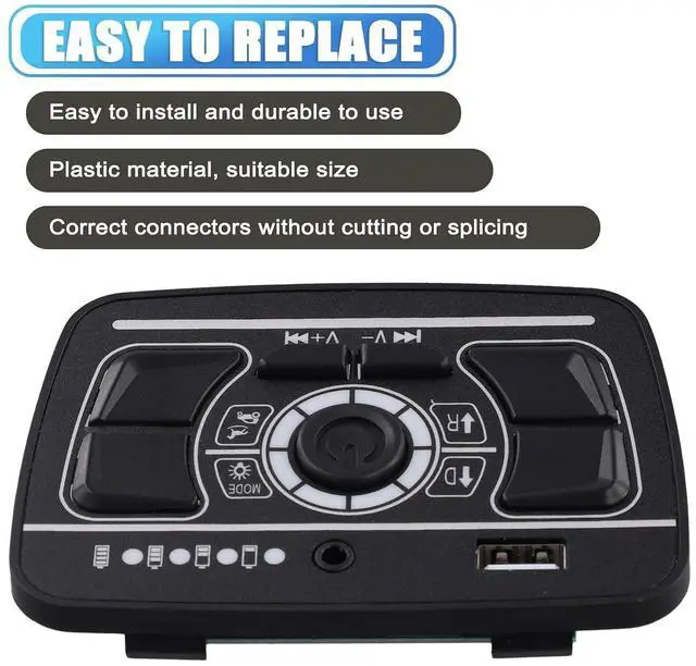Alt view image 13 of 14 - Power Supply Central Control Multifunctional Central Control Panel Children'S Electric Car Part Style 2