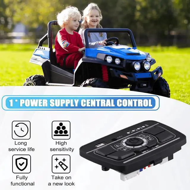 Alt view image 9 of 14 - Power Supply Central Control Electric Car Central Control Children'S Electric Car Part Style 1