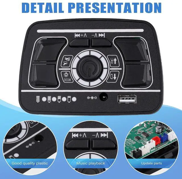 Alt view image 12 of 14 - Power Supply Central Control Electric Car Central Control Children'S Electric Car Part Style 1