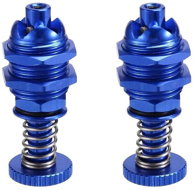 Alt view image 8 of 14 - 2Pcs 35mm Height Push Butto Hatch Cabin Spring Cover Lock for RC Boat Ship Body Shell Spare Parts Blue
