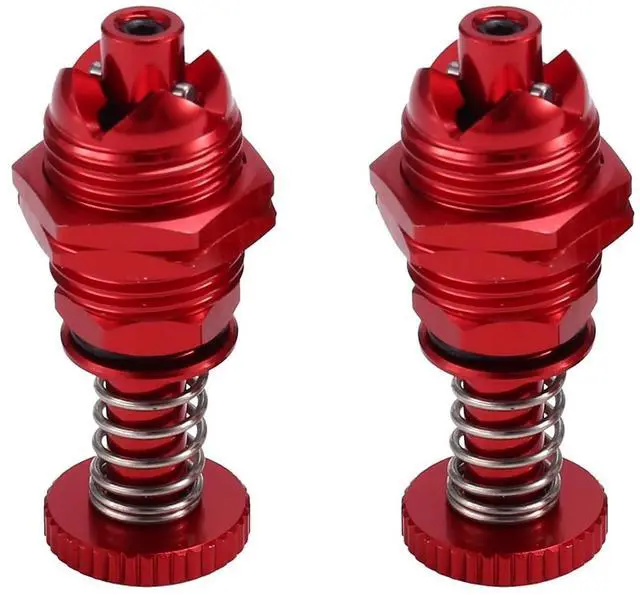 Alt view image 8 of 14 - 2Pcs 35mm Height Push Butto Hatch Cabin Spring Cover Lock for RC Boat Ship Body Shell Spare Parts Red