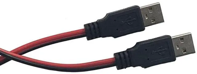 Alt view image 12 of 14 - Crocodile Clamps Test Wire 50cm/19.69inch Double Alligator Clips to USB Male Connector Cable Copper Test Lead for Testing Circuit