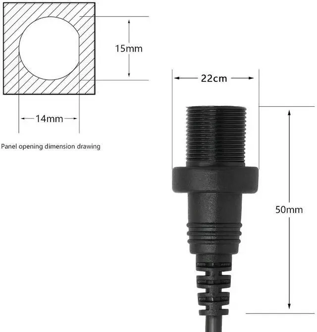 Alt view image 11 of 14 - Micro USB Mount Extension Dash Flush Cable for Car, Boat, Motorcycle, Truck Dashboard (Micro USB) (1m)