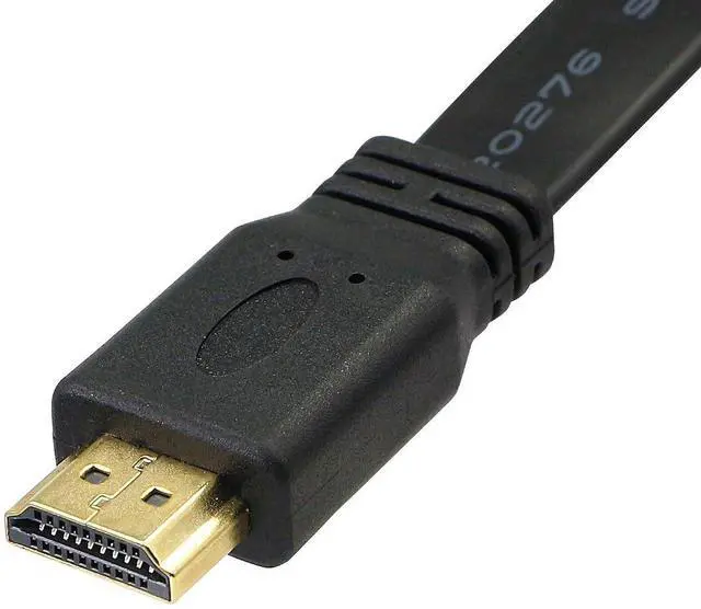 Alt view image 11 of 14 - 1FT Flat Slim High Speed Bi-Directional DVI (24+1) Male to HDMI Male Adapter Cable 30 cm(Including Two Ends)
