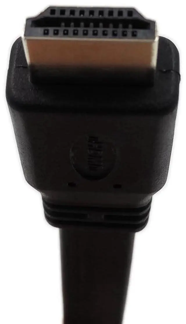 Alt view image 13 of 14 - 1FT Flat Slim High Speed Bi-Directional DVI (24+1) Male to HDMI Male Adapter Cable 30 cm(Including Two Ends)
