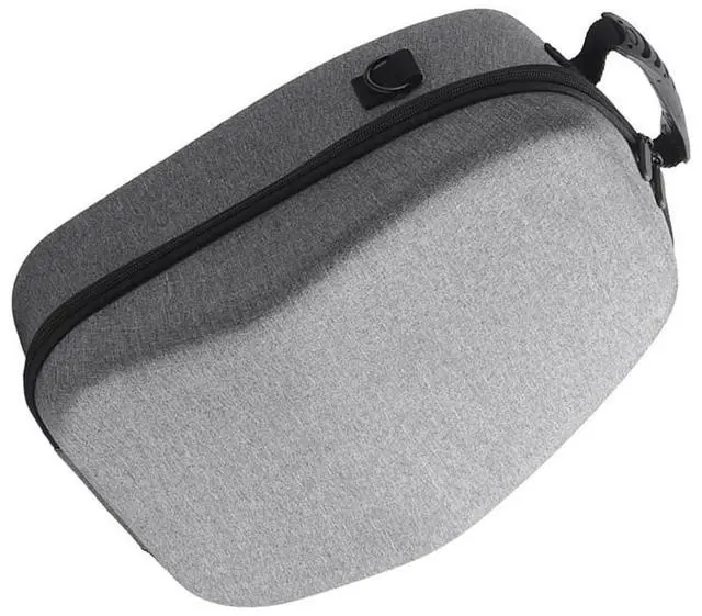 Alt view image 8 of 10 - Glasses Handbag EVA Protective Storage Cases with Handle Large-Capacity Dustproof Wear- for PS VR2 Glasses B Silver Gray