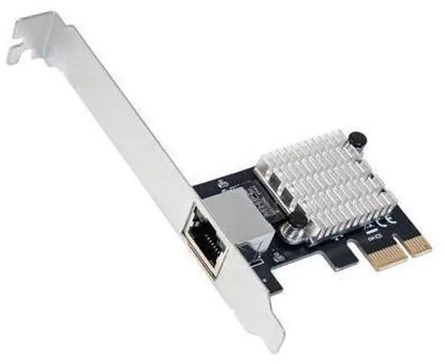 Alt view image 7 of 12 - Vszerda 2.5 Gigabit Ethernet PCI Express PCI-E Network Interface Card 10/100/1000/25000 Mbps RJ45 LAN Intel I225 Chipset, Black (SY-PEX24076)