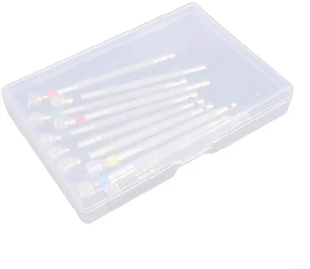 Alt view image 9 of 12 - Watchmaker Screwdriver Set, 10pcs Screwdriver Kit for Watch, Glasses, Jewelry Repair, 0.6-2.0mm, Stainless Steel