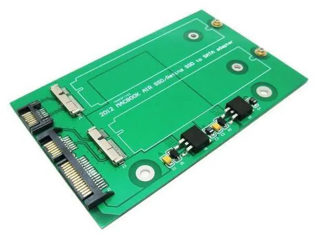 Alt view image 5 of 6 - Vszerda Dual 26-Pin to SATA Adapter Card for SSD from 2012 MacBook PRO Retina A1398 A1425 MC975 MC976 MD976 or Air MD224 MD223 MD231 MD232