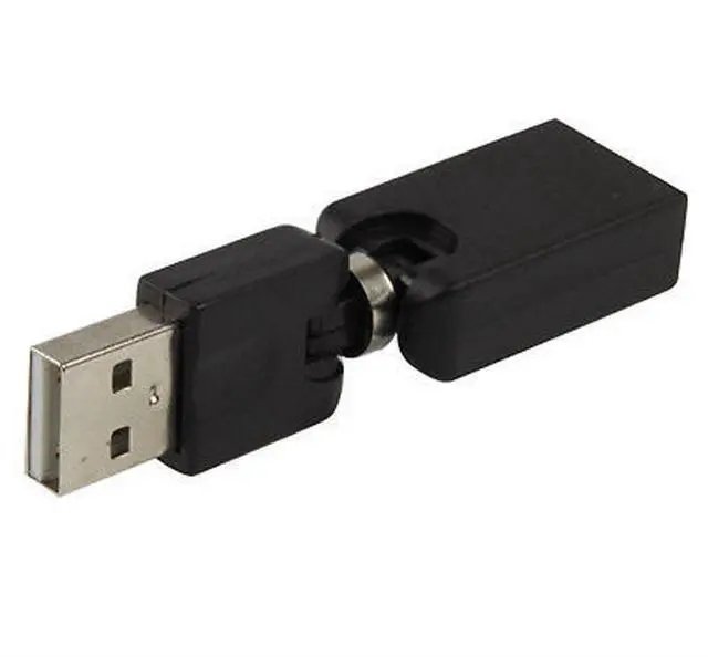 Alt view image 9 of 12 - Rotating and Swivel Twist USB 2.0 Type A Male to Type A Female 360 Degree Rotation Adjustable Right Angle Extension Adapter Convertor (2-Pack,AM-FM)