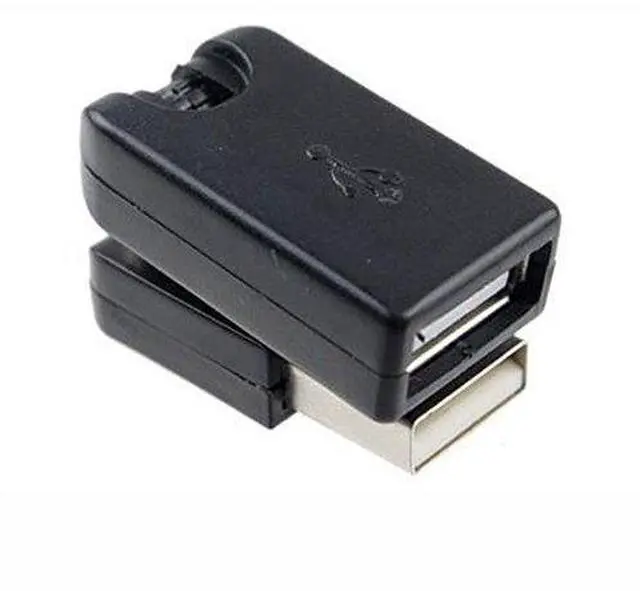 Alt view image 12 of 12 - Rotating and Swivel Twist USB 2.0 Type A Male to Type A Female 360 Degree Rotation Adjustable Right Angle Extension Adapter Convertor (2-Pack,AM-FM)