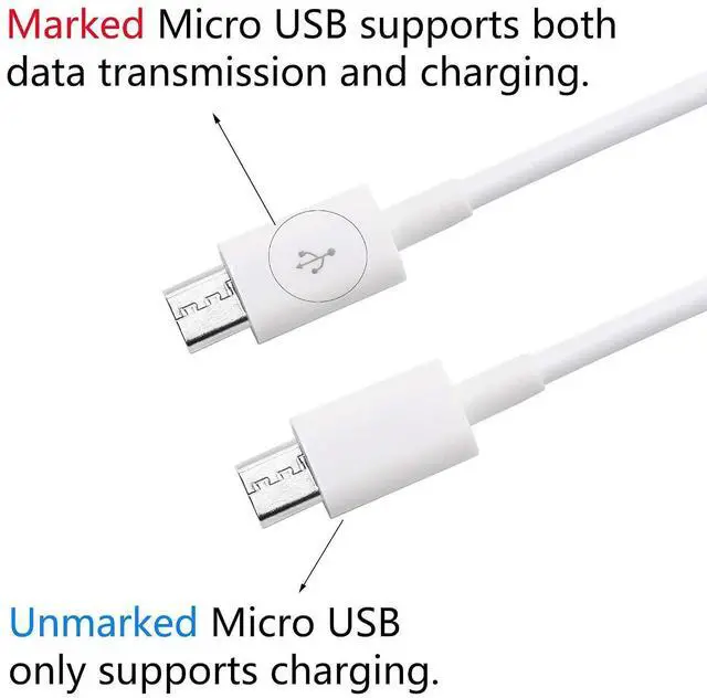 Alt view image 9 of 14 - 3Ft USB 2.0 Type A Male to 2 Micro USB Male Splitter Y Data Charge Connector Adapter Cable (White)