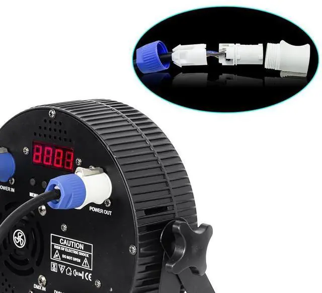 Alt view image 9 of 14 - 1M AC Power Cable for Beam Moving Head Light Beam 5R/7R Moving Head Light Extension Powercon Cable