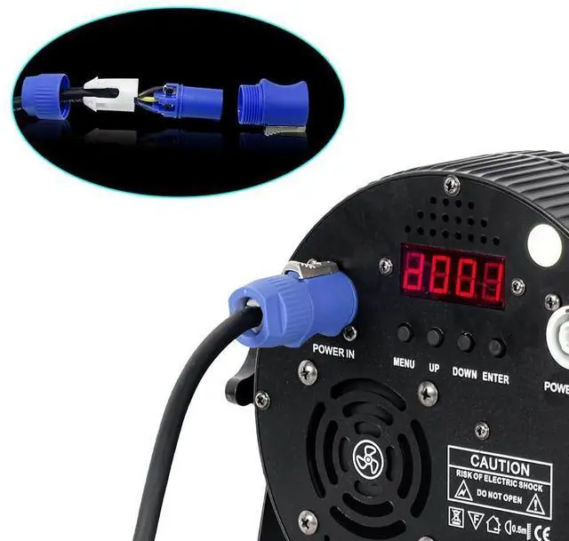 Alt view image 11 of 14 - 1M AC Power Cable for Beam Moving Head Light Beam 5R/7R Moving Head Light Extension Powercon Cable
