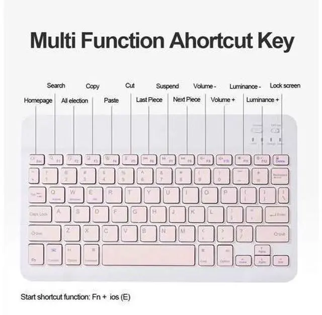 Alt view image 10 of 10 - with Mouse Keyboard case for Galaxy Tab A8 2022 10.5 inch, SM-X200/X205/X207 Magnetic Detachable Bluetooth Keyboard Color Key,Black