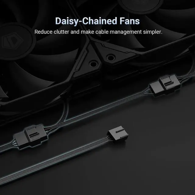 Alt view image 10 of 10 - ID-COOLING FX360 PRO Liquid CPU Cooler for Desktop - 360mm AIO Cooler, 3 x 120mm High-efficient Fans, Special CD Pattern Pump Header, Intel & AMD Compatible